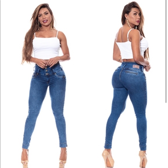 R.I. 19 Denim - R.I 19 skinny jeans with smocked back